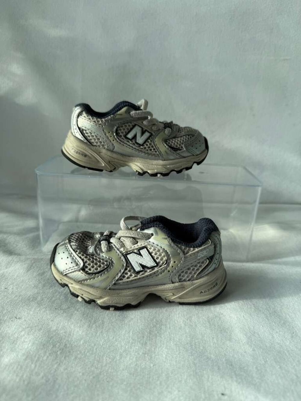 New Balance 530 Toddler Size 5 Gray Silver Running Sneakers
